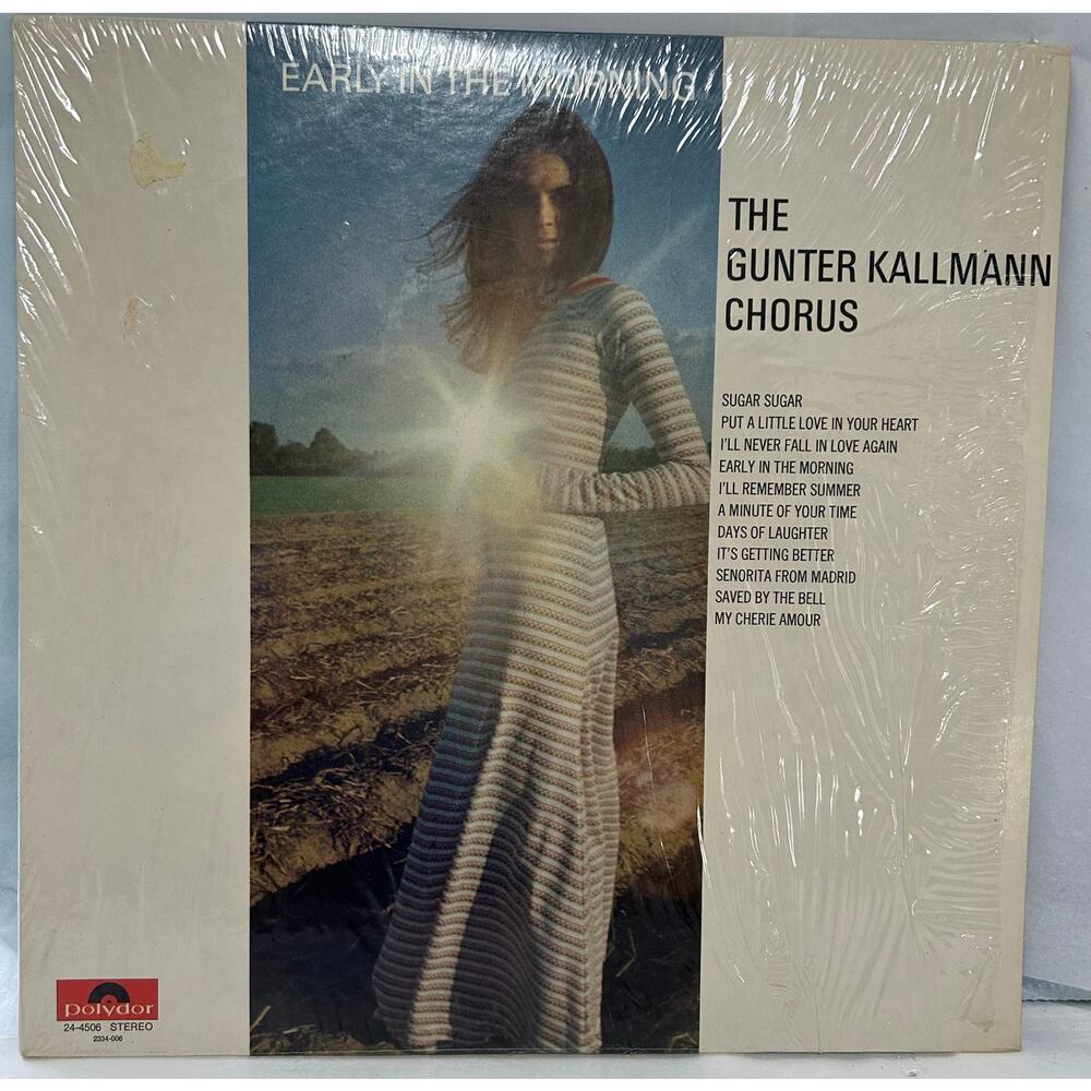 Gunter Kallmann Chorus Early In The Morning 1970 Vinyl LP Polydor